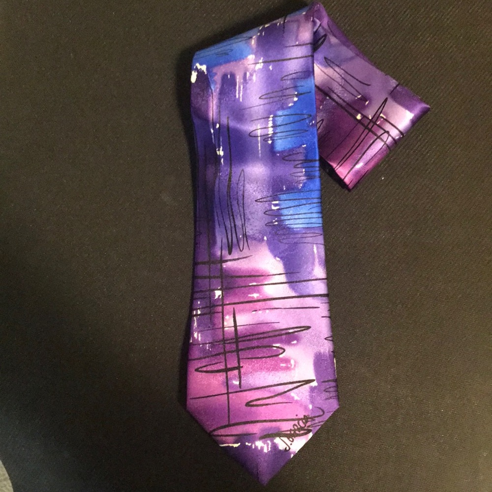J. Garcia 100% silk designer men’s tie